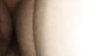 Husband fucks my ass till I squeal then my pussy till he gives a creampie