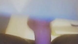 Horny Slut Takes 9in Dildo Deep In Her Pussy