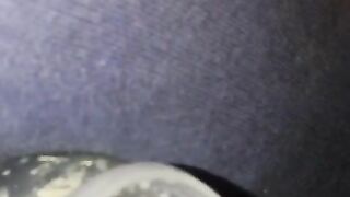 Hot milking teen drinks her breast milk