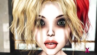 Hot sex in the sci-fi lab. A sexy girl gets fucked by an android monster