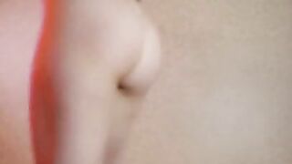 Amateur Brunette dances and strips to nude. Bruce Springsteen-She's the One