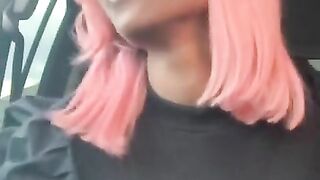 Public Car Masturabation Almost Caught! Full video available on my onlyfans