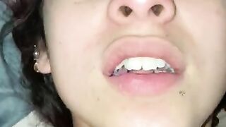 Fishnet Latina girlfriend