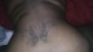 SHE A REAL ROUGH RIDER LET ME GET BEHIND HER AND PUT THIS DICK INSIDE HER!!!