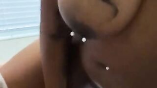 Ebony teen rides BWC | TheCookieSwirl