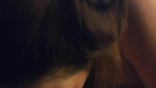 Big tit milf sucking cock