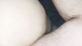 Big ass yoga instructor gets fucked through yoga pants by step son big cock