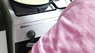 Step mom fucked hard in a cooking show by Chief