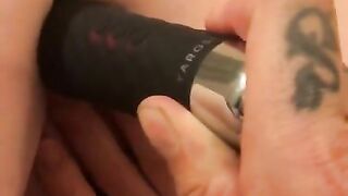 Wife’s too tight for vibrator but I still make her cum
