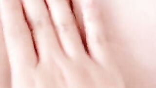 精油涂抹，滑滑的一下就进去了