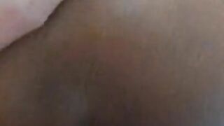 PoV nice black booty fucked by big white dick