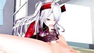 Prinz Eugen azur lane 3D hentai 2/7