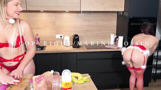 TRIO LESBIEN - Un cours de cuisine un peu particulier