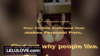 Babe slides her sneakers off nude in just stockings then dildo fucks her pussy to big orgasm and sucks it off - Lelu Love