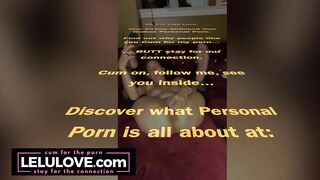 Babe slides her sneakers off nude in just stockings then dildo fucks her pussy to big orgasm and sucks it off - Lelu Love