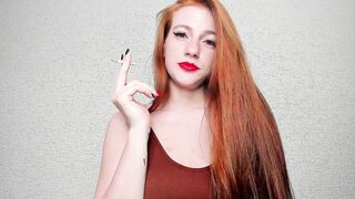redhead smoking