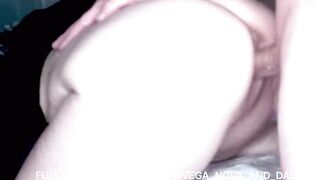 Creampied my stepsister from behind