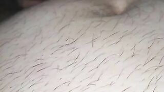 Housewife Evening blowjob and cum swallowing before the bed with step son