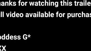 Goddess G*: Bound, Spread, Gaped, and 16mm sounded - squirt shower (trailer