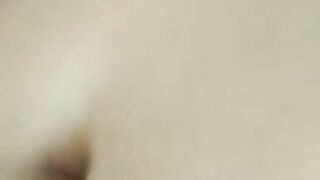 Chinese Slut gets pounded hard by black cock in her Dad's bedroom