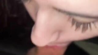 GAVE ME THE HOTTEST SLOW SENSUAL BLOWJOB WITH DEEP EYE CONTACT