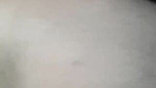 testing her countertop