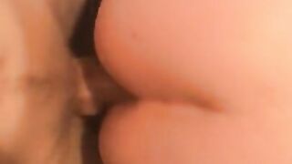 Came quick in tight blond pussy with big ass