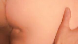 Came quick in tight blond pussy with big ass