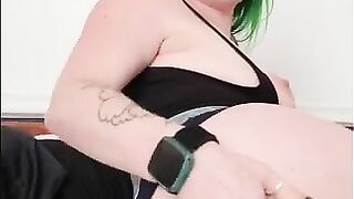 Solo Hot Wife Sneaks in Multiple Orgasms with a Wet Pussy, Toys & Anal Plug