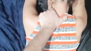 Fodendo gostoso a magrinha de bruços