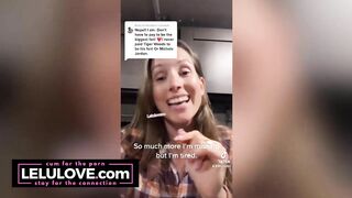 Babe showing behind scenes dripping creampie cumshot & frustrations over romance scams & catfish accounts - Lelu Love