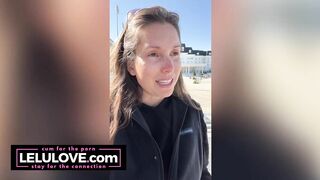 Babe showing behind scenes dripping creampie cumshot & frustrations over romance scams & catfish accounts - Lelu Love