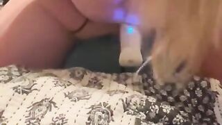 Milf rides purple bad dragon