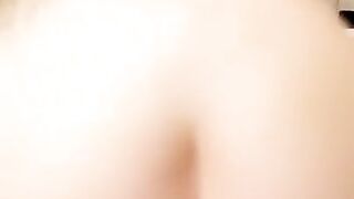 Inked girl riding dildo in the shower