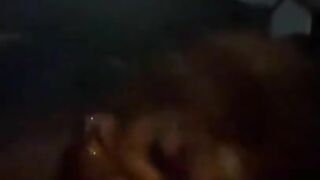 Giving him sloppy head on the highway