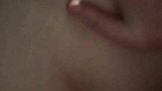 Dirty Girlfriend orgasms with toy and makes boyfriend fuck her and cum shot