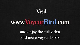 Voyeur CFNM MILF seduces wanking guy