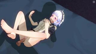 3D HENTAI The maid came at night for your sperm