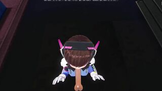 3D HENTAI DVA wants to taste your cum