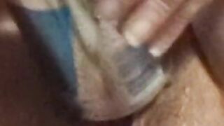 Fucking a huge RedBull can