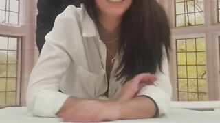 PervStepMom - Dressed as Student - Extreme rough anal sex with Teacher that dare her