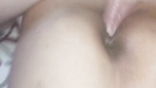 Husband fucks my pussy hard before work and leaves me dripping out a creampie we need a clean up man