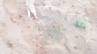 Registan me ladki ko choda