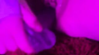 Fucking myself with my 7 INCH DILDO ????????