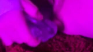 Fucking myself with my 7 INCH DILDO ????????