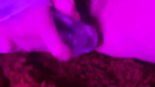 Fucking myself with my 7 INCH DILDO ????????