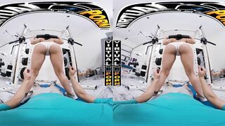 VIRTUALPORN - Hot Stepsister Anais Amore Is Exercising And She Needs Your Help #VR