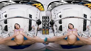 VIRTUALPORN - Hot Stepsister Anais Amore Is Exercising And She Needs Your Help #VR