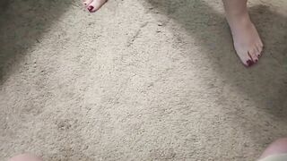 hotwife gives chore list before ballbusting her slave