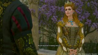 Queen Anna Henrietta Ride on Geralt,s dick for saving her stepsister Syanna Witcher 3